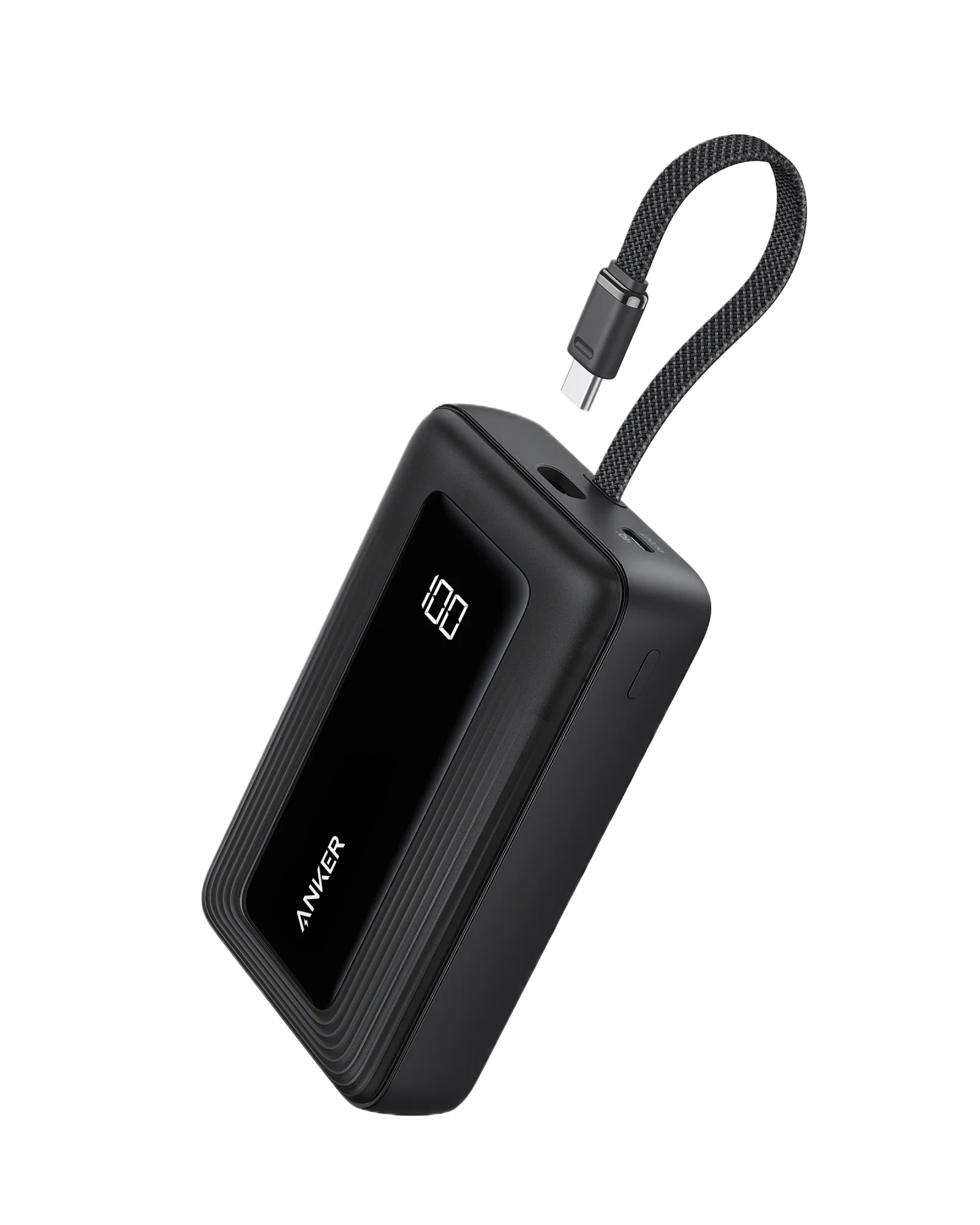 Anker Zolo Power Bank | (20K,30W,Built-In USB-C Cable)