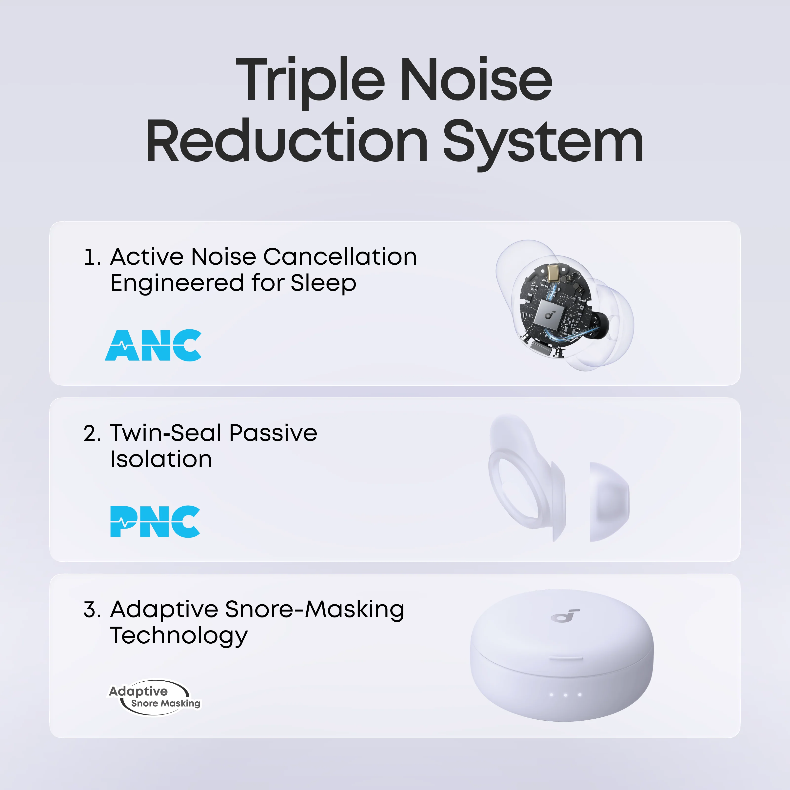 Sleep A30 | The World's First Sleep Earbuds with a Triple Noise Reduction System - Image 19